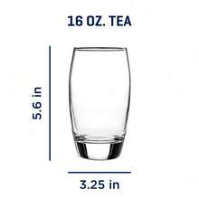 Ellendale Drinking Glasses, 16 Ounces, Set Of 8 - 無色 - 查看 2