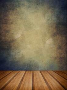 Sfondo fotografico in vinile morbido di 150x210 cm con muro marrone e pavimento in legno per servizi fotografici di neonati, ritratti astratti e accessori per fotografi
