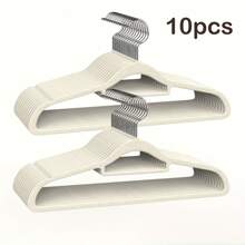 100/60/20/10/5/1 Packung rutschfeste Samt-Kleiderbügel | Organisieren Sie Ihren Kleiderschrank mühelos mit platzsparenden Lösungen | Strapazierfähige und stilvolle Kunststoffbügel perfekt für Schlafzimmer, Badezimmer, Büro, Wohnheim und Zuhause | Ideal für Feiertage, Weihnachten, Thanksgiving, Neujahr und Valentinstag | Maximieren Sie Ihren Kleiderschrankplatz mit eleganten und funktionalen Organizers