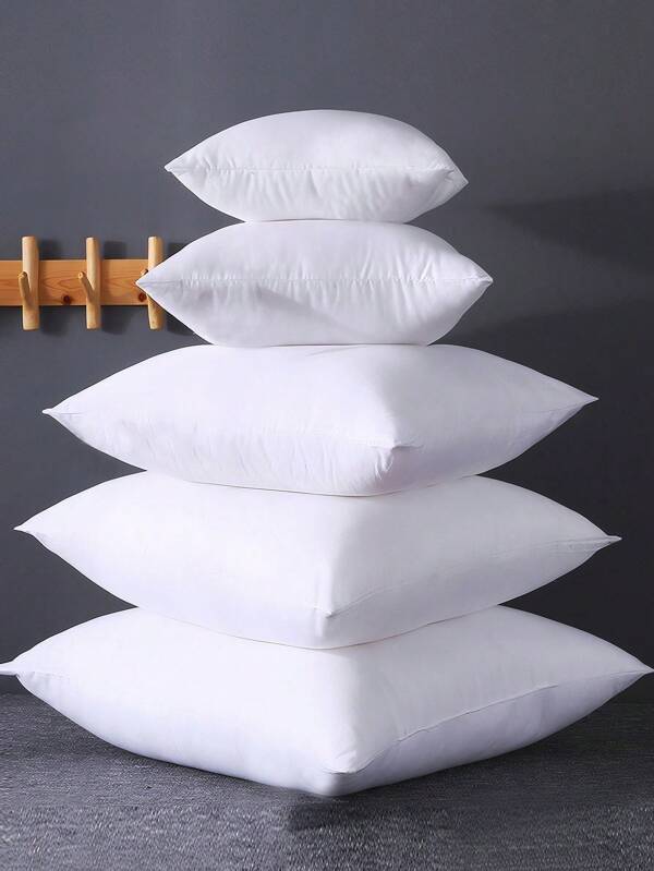 1 Stück weißer Kissenkern, weiches und fluffiges Füllmaterial für Dekorationskissen, verwendet für Wohndekoration von Sofa, Bett, Schlafzimmer und Reisen