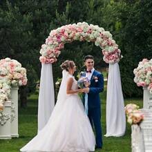 1 pieza Arco de jardín de metal negro - Estructura de acero resistente con diseño de enrejado, ideal para plantas trepadoras, rosas, verduras y enredaderas, decoración exterior perfecta para el Día de San Valentín, decoración de entrada al jardín | Estructura de jardín elegante | Marco de metal duradero, decoración de jardín, regalos para el cumpleaños de verano, bodas, regreso a la escuela, útiles escolares, decoración de habitaciones
