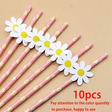 20/40 根雏菊纸吸管，粉色/黄色/紫色/白色，花形吸管 - 优质牛皮纸，粉色色调，婚礼必备，适合夏威夷派对、家庭聚会、生日、派对用品和婚礼装饰。 - 彩色 - 查看 16
