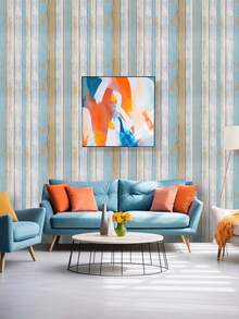 44.5*200cm壁纸卷，乙烯基材质可移除粘贴壁纸，适用于家居装饰，复古木纹图案，适用于卧室、客厅、厨房、书桌、衣柜 - C - 查看 12