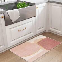 1/2 套大型抽象几何色块风格地毯，柔软、可水洗、防滑、防污印花地毯，适用于客厅、卧室、游戏室、办公室、厨房 - 款式1 - 查看 64