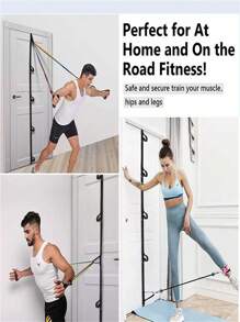 Door Resistance Band, No-Drill & No-Install Home Gym Fitness Trainer Accessory, Portable Exercise Equipment, Sport, Gym, Home Exercise, Sport Accessories, Gym Accessories, CrossFit Accessories