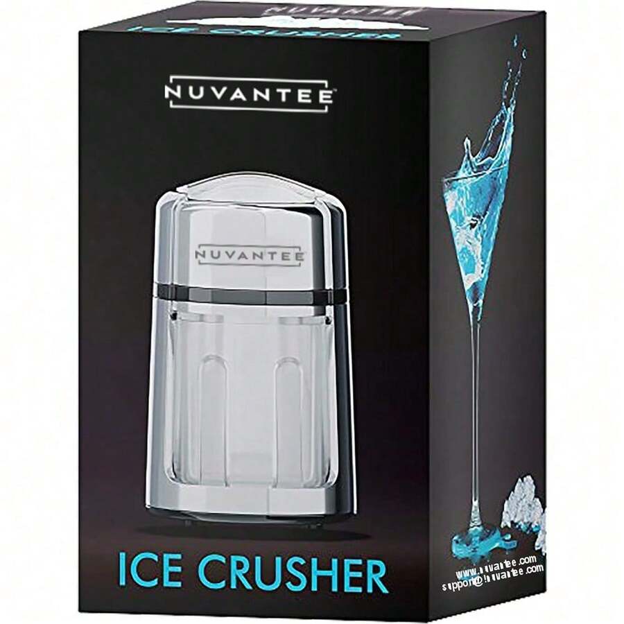 Manual Ice Shaver - Stainless Steel Snow Cone Maker, Non-Slip - 1 - View 1