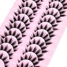 10 Pairs Anime Cosplay Lashes Spiky Manga Style Lashes Janpanese 16mm Extension Natural Manhua Eye Lashes Halloween - LK01 - View 10