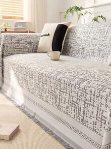 Neuer Sommerkühle Seidentuch Sofabezug Set 2025, moderner minimalistischer Kühlbezug für Sofa Sitzkissen Matte Couch Decke Wohnzimmer Dekoration