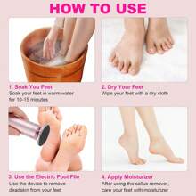 60Pcs/Box Foot Sandpaper,Flexible Callus Remover Pads For Electric Pedicure Tools, Multi-Grit Grinding Files For Dead Skin,Salon & Home Pedicure Essential,Great For Travel & Gym Use