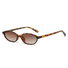1pc Vintage Oval Small Frame Fashion Glasses, Bohemian Style, Suitable For Summer Parties, Birthday Gatherings, Holiday Outings, Travel Photography