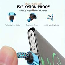 C Charger Cable 60w Fast Charging USB Type C Cables Nylon Braided USB A To USB C Android Charger Cord Compatible With Samsung Galaxy S25 S24 S23 S22 S21 S20 Ultra S20+ Note 20 10 S10 S9 Plus A12 A11 A52 OnePlus Pixel 6 5 4 4a 3a XL