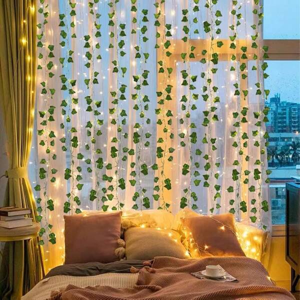 1 pieza Lámpara decorativa con diseño de hoja de arce, lámpara solar decorativa para exterior para jardín, patio, sendero, fiesta en casa, bar, para todo el año