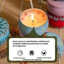 1pc Cross Border Southeast Asian Tin Cans, Soy Wax Scented Candles, Smokeless Scented Candles, Birthday Gifts, And Souvenirs