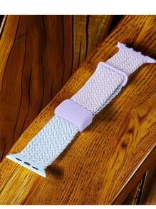 1pc Color Block Cute Nylon Stretchy Loop Magnetic Strap Compatible With Apple Watch Band 38mm 40mm 41mm 42mm 44mm 45mm 49mm For Woman And Man, Sport Braided Elastic Wristband Replacement Bracelets Compatible With Apple Watch Strap Series10 9 8 7 6 5 4 3 2 1 SE Ultra1&2