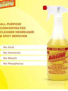 Kitchen Cleaner, Removes Grease From Stoves, Pots, And Tables. Awesome Multipurpose. 696 Ml. - White - View 3