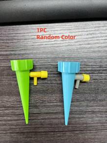 Self Watering Spikes: Automate Your Plant Watering With Adjustable Slow Release Control Valve Switch!Automatic Drippers For Vacation - Adjustable Control Valve - Ideal For House, Garden, And Office Plants(Random Color)