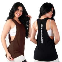 Work Fitness Kit 2 Women's Long Sleeve Tank Top Gym - Chocolate Brown - View 1