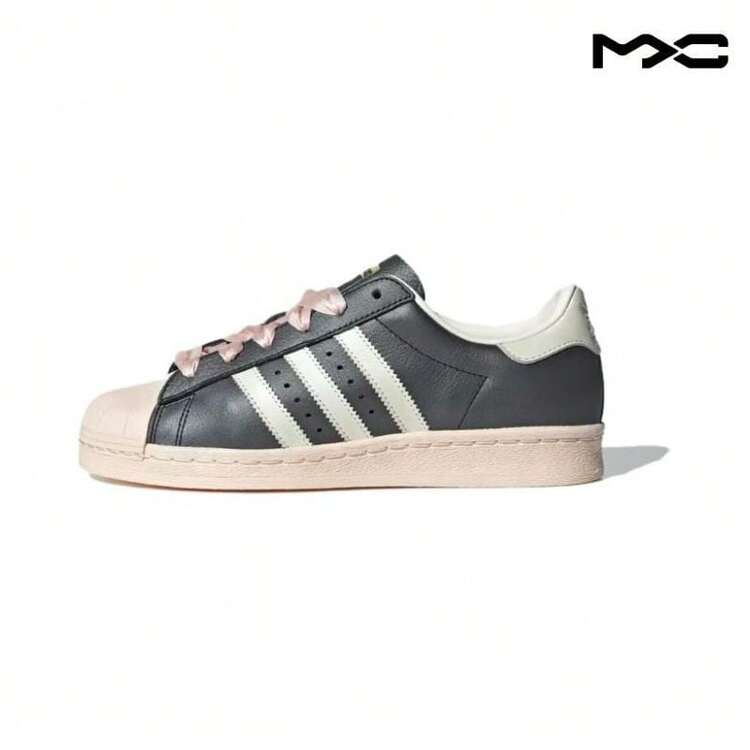 スニーカー adidas Superstar 82 Blackpink ID1423 WMNS) adidas Superstar 82 'Black Pink Ribbon Laces' ID1423