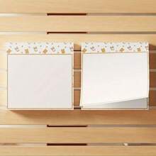 1pc New Corki-Themed Sticky Notes - Cute Orange-Brown Corki-Patterned Sticky Notes For Schools, Offices And Households, Perfect For Students, Teachers And Dog Lovers