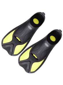 Aletas de natación cortas, aletas de buceo de viaje adecuadas para adultos, hombres, mujeres y adolescentes, artículos esenciales de playa, accesorios de playa, flotador de piscina