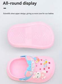 [Summer Essential] Kids Breathable Clogs Summer Boys Girls Indoor Bathroom Shower Slippers [Soft Bottom Anti-Skid] Cartoon Sandals Toddler Beach Casual Shoes [2025 New Arrival] Outdoor Sports Travel Holiday Street Snap Fashion Infant Baby Quick-Drying Breathable Sandals
