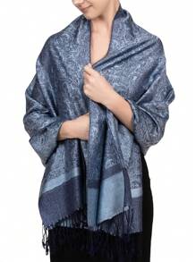 1 buc 68 * 200 cm eșarfă retro cu caju, șaluri și wrap-uri cu model Paisley, moale, mare, dimensiunea supradimensionată, cașmir, unisex, eșarfă pentru cap, bandane, hijab, rochii de seară, petrecere, călătorie, birou, rochii de seară de nuntă, cadou