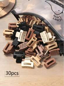 15/20/30/50/100pcs Versatile Fashion Mini 2.5cm Clip Bangs Clip For Women, Simple Retro Hair Clip For Bangs And Hairstyle