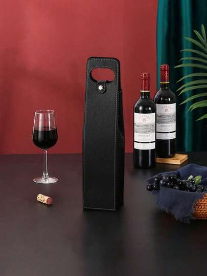 1 Bolsa Térmica para Vinho, Bolsa para Transporte de Vinho, Sacola para Presente para Garrafa Única de Champanhe ou Cerveja, Ideal para Dia dos Pais, Natal e Ação de Graças | Bolsa de Presente de 1 polegada com Alças para Presentear em Eventos de Agradecimento, Casamento, Aniversário, Natal e Ano Novo.