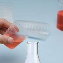200 Pcs 2oz/60ml Plastic Mixing Cups With Graduated Mixing Sticks Bulk Liquid Measuring Cups, Disposable Clear Beaker For Resin Laboratory Acrylic Paint Art And Medicine - 200 件 - 查看 6