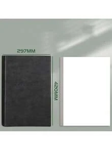 1pc Extra Large & Extra Thick A3 Size Notebook, Over 360 Pages, Leather Cover, Unique Fashion Creative Notebook, Suitable For Students, Sketchbook, Drawing Book, School Supplies,Back To School - Multicolor - View 25