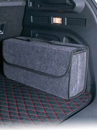 1pc Car Luggage Storage Bag Car Portable Folding Felt Storage Bag Car Tool Storage Bag