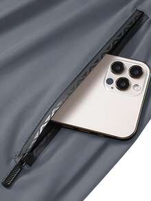 男式加大码冰丝纤维高弹力运动短裤，配有可调节抽绳腰带和口袋 - 透气夏季健身跑步短裤，常规版型休闲运动服，运动服，加大码反光