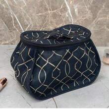 MADE IN TURKEY Elegant Travel Make-Up Bag | 24x17x29 Cm | Polypropylene Fabric | Water-Resistant, Multi-Pocket Organizer