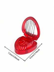 1pc Creative Strawberry Fruit Slicer, Fancy Melon Fruit Clicer Kitchen Fruit And Egg Slicer