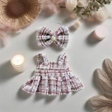1pc 17cm LABUS Doll 1st/2nd Generation Pendant, LABUS Sitdown Party Series Figurine Outfit, Princess Style Detachable Dress Suit, Fits 15cm-17cm (5.9"-6.69") Dolls, Doll Replacement Clothes/Shoes, Suitable For Birthday, Holiday, Valentine's Day Gifts (Clothes Only, No Doll Included)