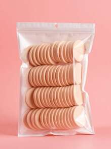 48/24/12/6pcs New Disposable Makeup Sponges - Concealer Sponges, Foundation Sponges, Cleansing Sponges, Wet & Dry Use Makeup Tools