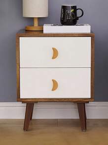 1pc Cute Wooden Cabinet Door Handles - Polished Finish, Star & Moon Design For Youngsters' Room Wardrobe And Drawer Pulls, Wooden Star Moon Kitten Animal Design Cabinet Handles, Suitable For Children's Room Cute Dresser Closet Cabinet Drawer Handle Baby Home Creative Drawer Handles Pulls