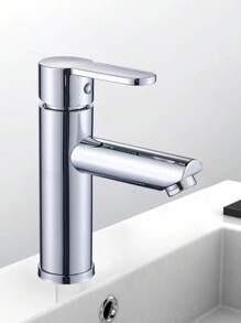 1 pezzo Rubinetto elegante in acciaio inossidabile per acqua calda e fredda per il lavandino del bagno, perfetto per lavarsi le mani e il viso in bagno o per l'uso nel lavello della cucina