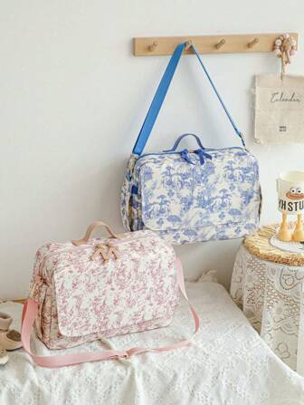 1pc Multipurpose Baby Diaper Bag, Mommy Organizer Bag (Hook Not Included)