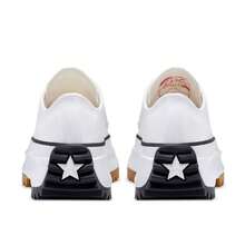 CONVERSE 168817C - Fashionable Versatile Canvas Sneakers With Thick Soles - White - View 4