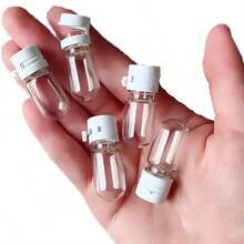 2/10pcs Mini 2g/10g Clear Cosmetic Jars With Screw Caps, Suitable For Face Cream, Cosmetic Samples, Powders - Portable Refillable Empty Bottles, Convenient For Travel, Sharing And Testing - Clear - View 6