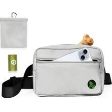 Bolsa de premio para mascotas, hebilla magnética mejorada, bolsa de cintura multifuncional de gran capacidad, correa de cintura ajustable, adecuada para entrenamiento de mascotas, paseos, viajes al aire libre, trabajo y viajes diarios (solo la bolsa) - Multicolor - Ver 14