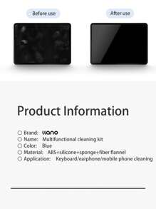 LLANO Multifunctional Cleaning Set For Laptop/Mobile Screen/Mechanical Keyboard/Headphone Compartment