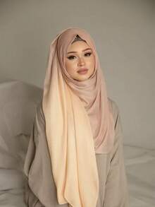 1pc Modal Printed Hijab Scarf, Comfortable Women Scarves, Soft And Breathable, Suitable For Daily Wear And Abaya For Dress