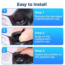 4pcs Joystick Replacement Cap Thumb Grips For P5/P4/XBO Controller, P5/P4/XBOXController Button Stick Covers, 3D Analog Cap Skin Replacement Part Repair Accessories
