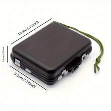 140件/盒户外钓鱼配件套装，含渔具盒，包含6种不同形状的渔具扣和多种颜色的浮漂，满足钓鱼者的需求