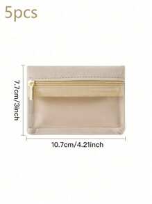 1/2/3pcs Portable Jewelry Box, Earrings, Earrings, Necklace, Jewelry Bag, Storage Bag, Ring Bracelet, Travel Jewelry Storage Bag