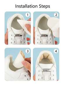 运动鞋鞋垫，可调节鞋跟和尺寸，鞋靴配件保暖，闺蜜节，小狗，嘉年华 - 米色 - 查看 5