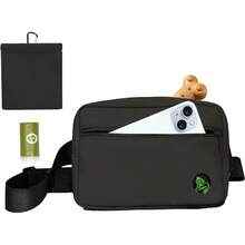 Bolsa de premio para mascotas, hebilla magnética mejorada, bolsa de cintura multifuncional de gran capacidad, correa de cintura ajustable, adecuada para entrenamiento de mascotas, paseos, viajes al aire libre, trabajo y viajes diarios (solo la bolsa) - Multicolor - Ver 10