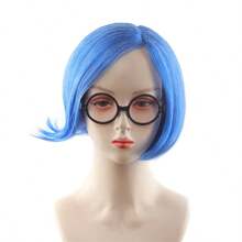 1pc  Brain Agent Wig Head Cover Animation Role-Playing Wig Flower Hairpin Party Costume Wig Halloween Wear Woven Wig Braid Cartoon Character Wig Comic Wig Thanksgiving Birthday Gift Christmas